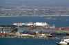 49: Queen Mary complex as seen from the San Pedro Harbor area