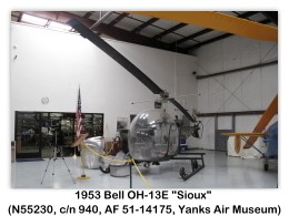 Bell OH-13E Sioux, AF 51-14157 U.S. Army Helicopter at the USA Yanks Air Museum