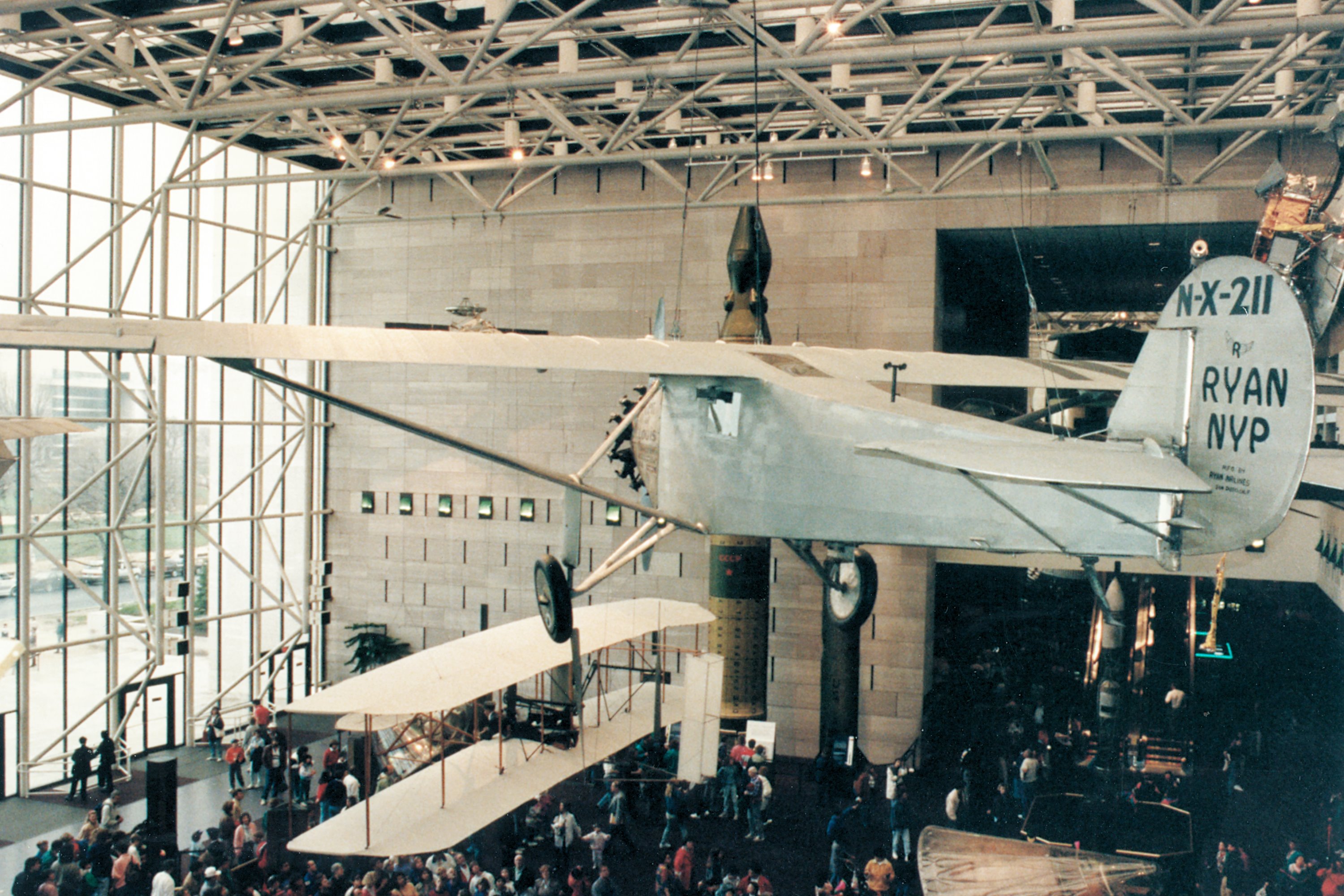 National Air and Space Museum Lowers “Spirit of St. Louis” to