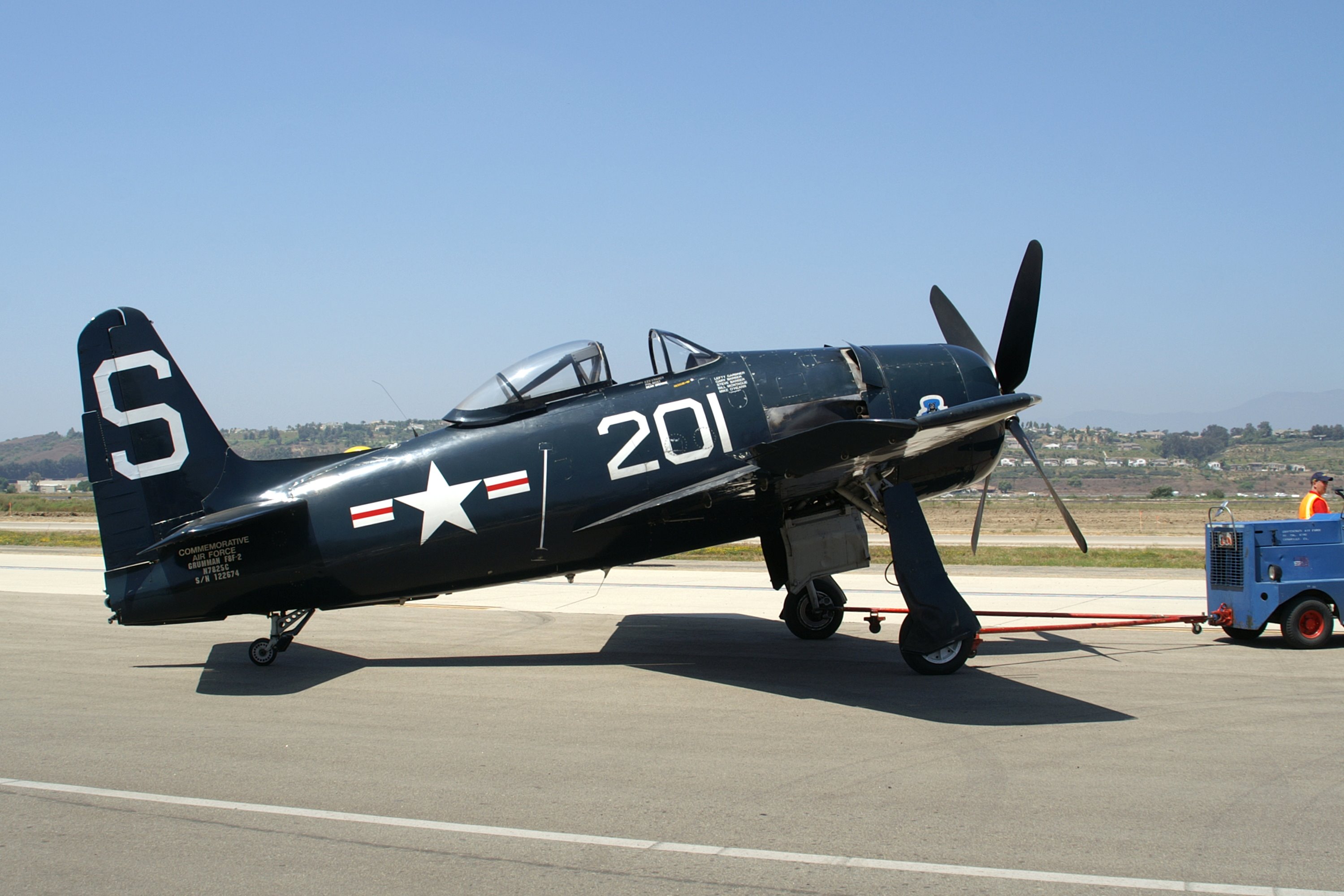 Grumman F8F-2 Bearcat USN fighter