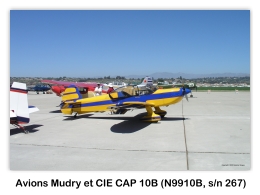 Avions Mudry CAP 10B, French Two-seat Aerobatic Light Monoplane