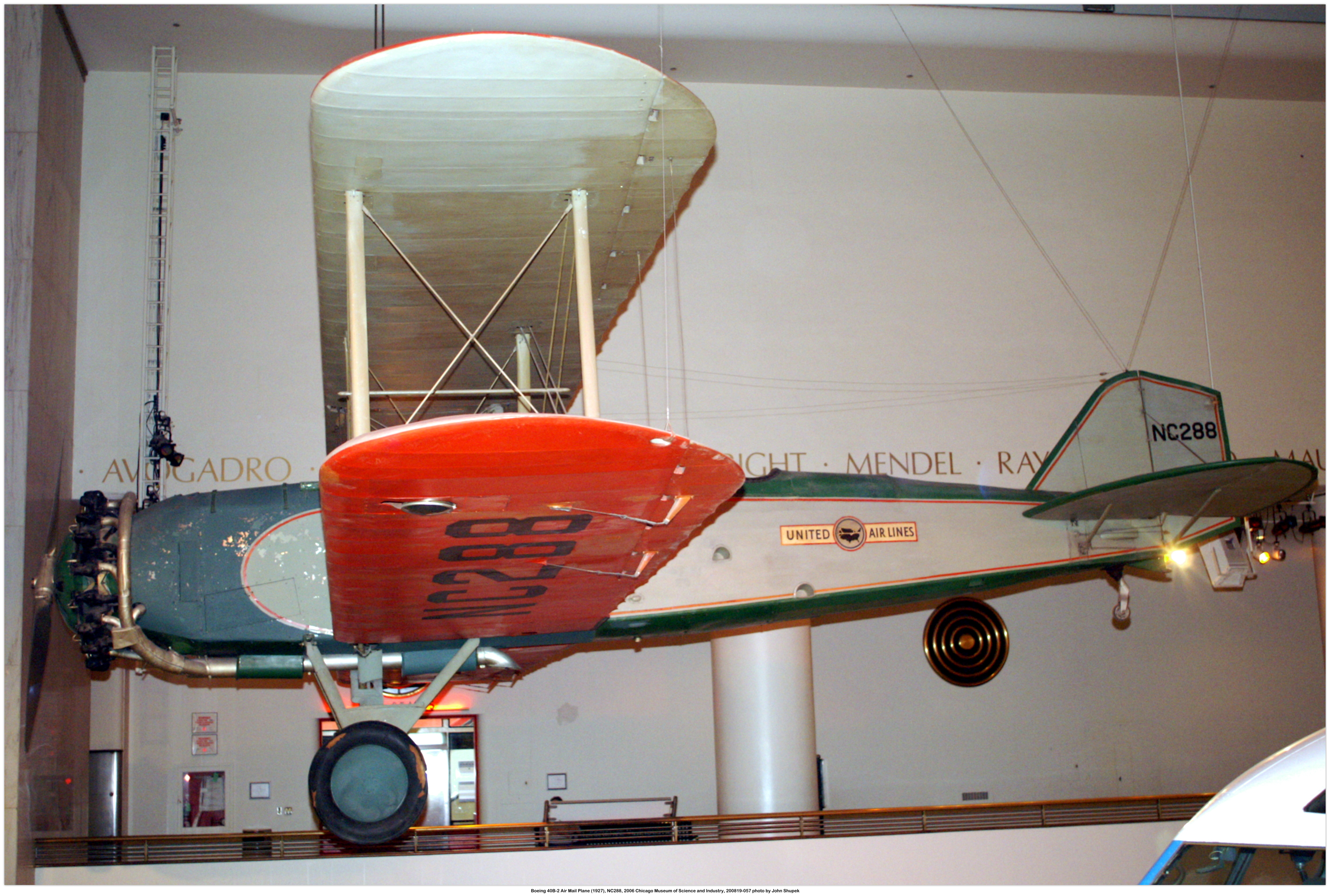 Boeing Type 40B-2 Mailplane Single-engined Biplane