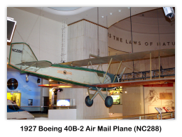 Boeing Type 40B-2 Mailplane Single-engine Biplane