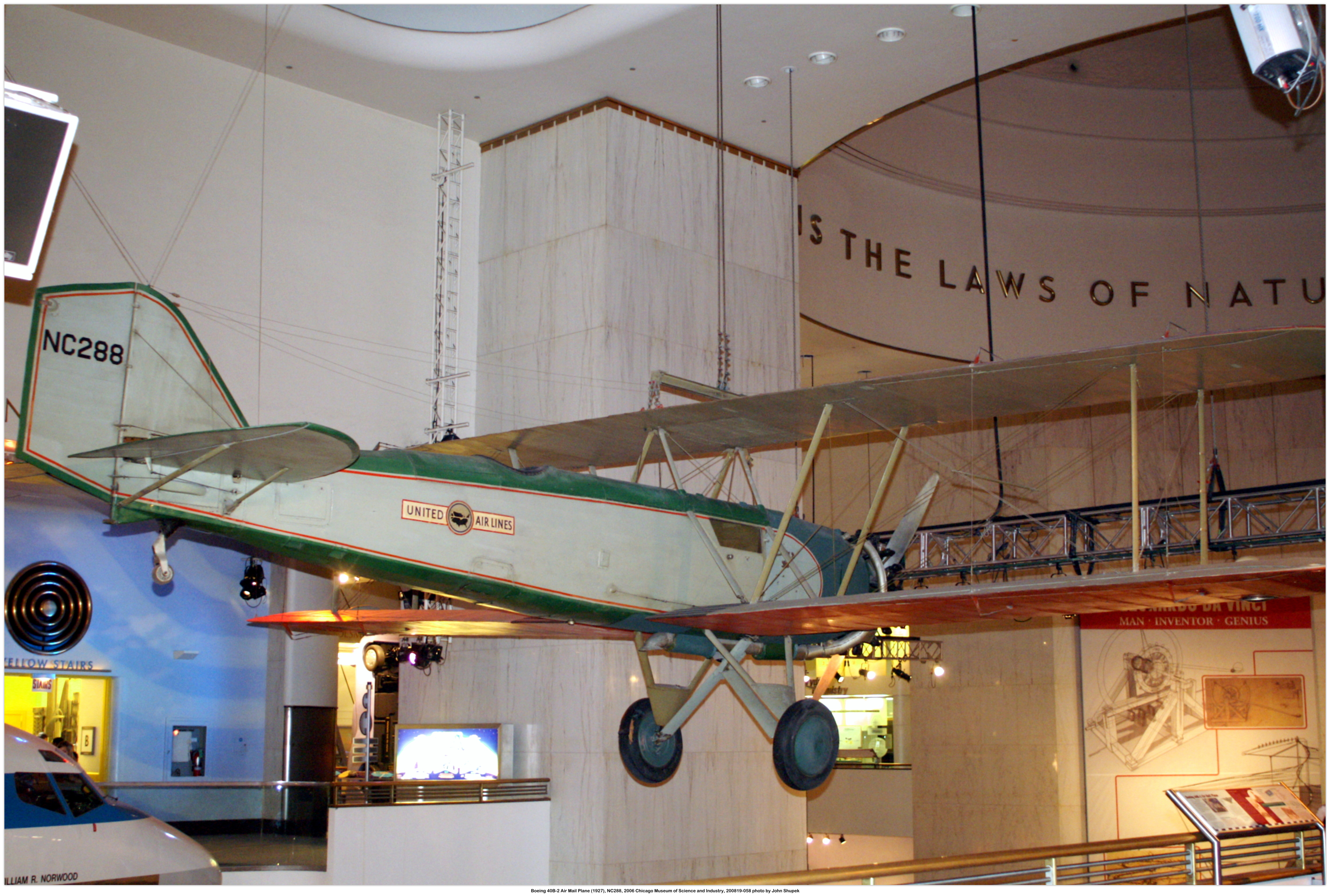Boeing Type 40B-2 Mailplane Single-engined Biplane