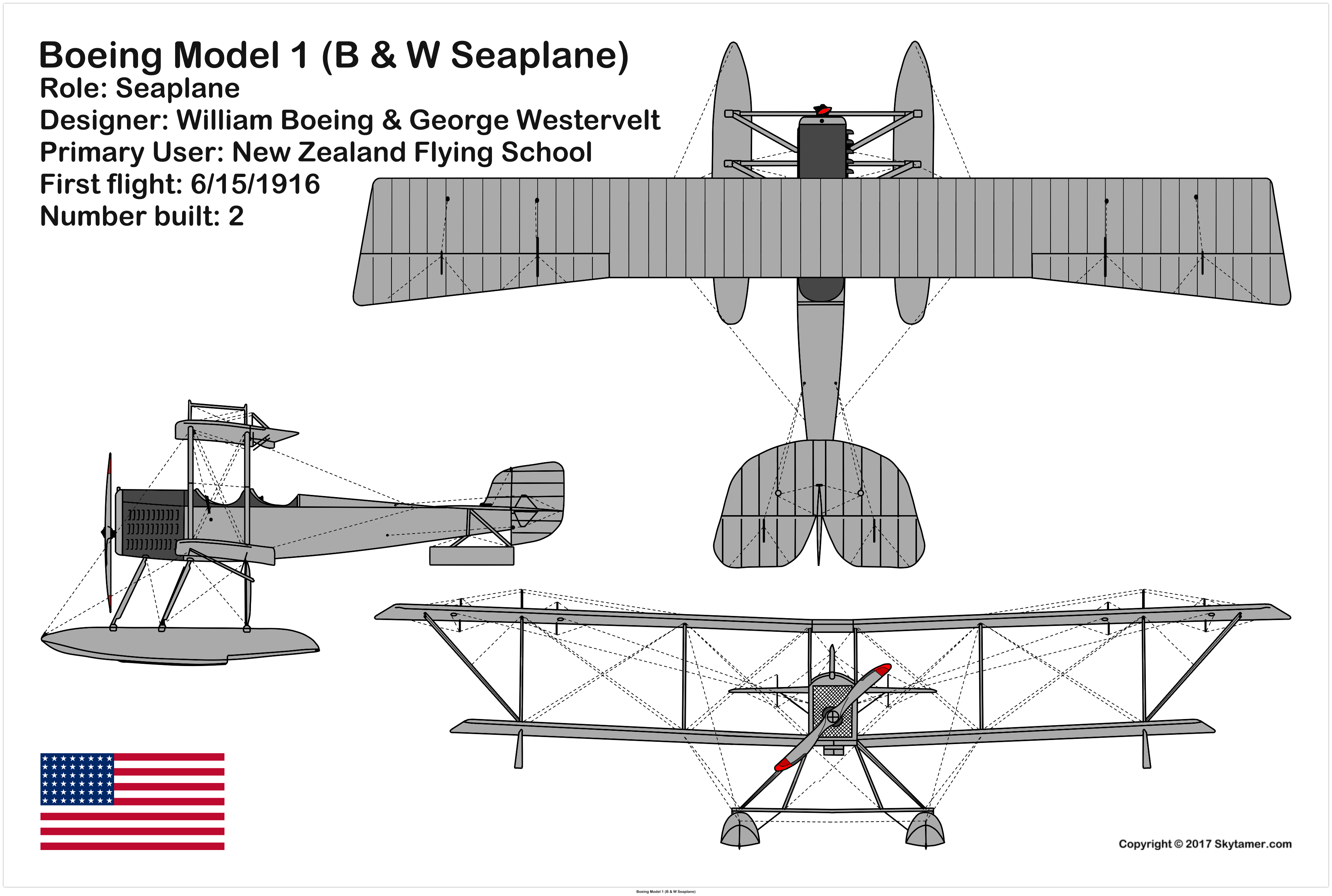 Boeing Model 1 (B&W) Seaplane