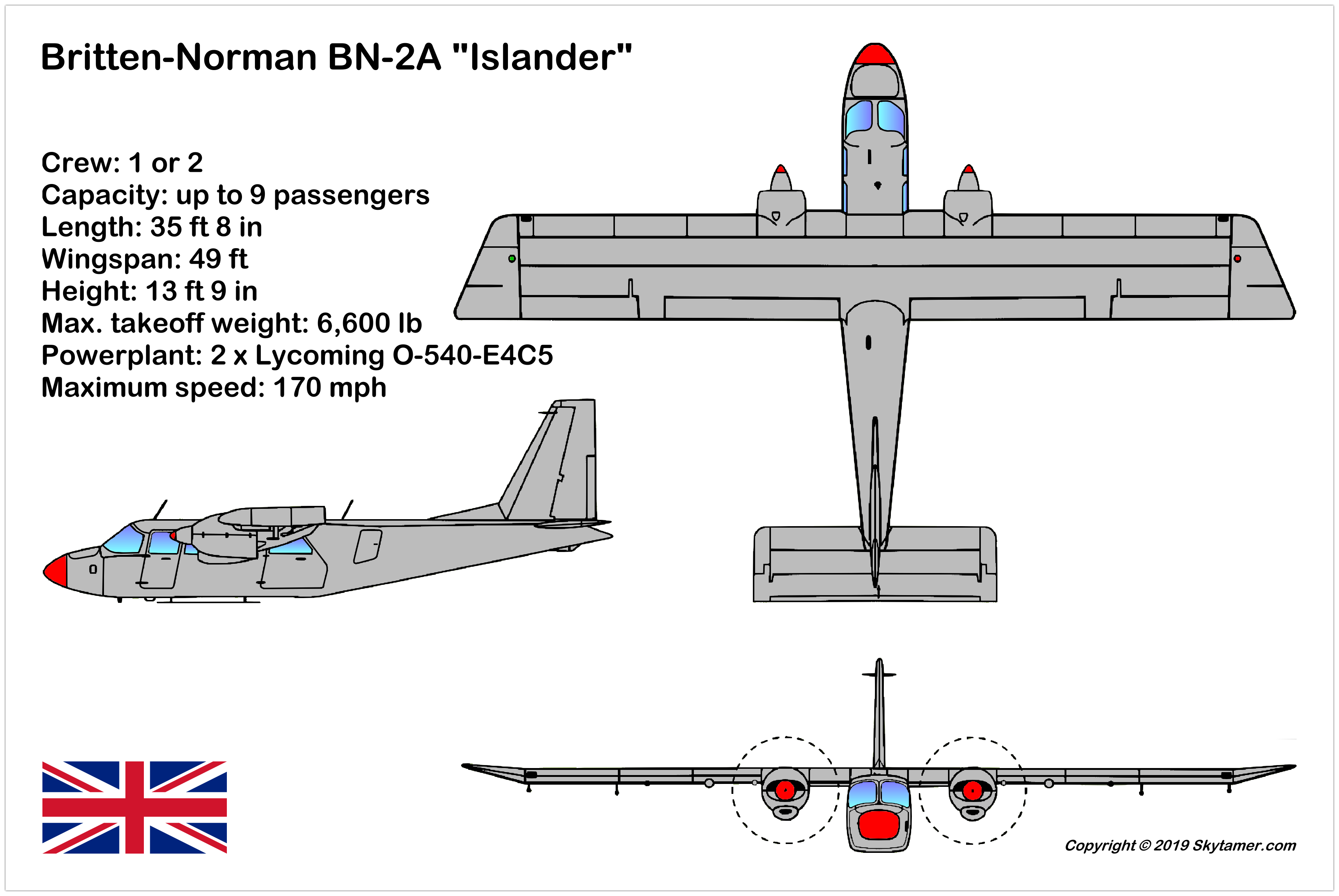 Britten Norman Bn 2a 2 Islander