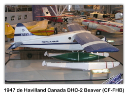 de Havilland Canada DHC-2 Beaver, Single-engine Seven-seat High-wing ...